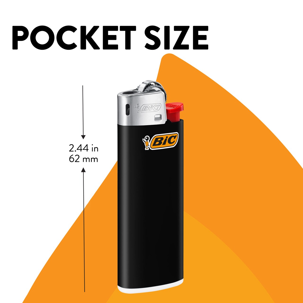 BIC Mini Lighter Classic Collection Assorted Black White Red